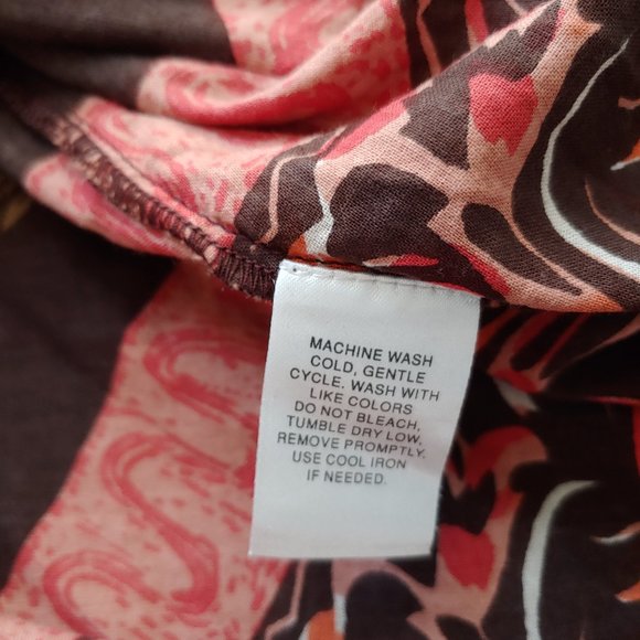 Derek Heart | Flouncy Full Bohemian Printed Short Skirt | L - Picture 6 of 10